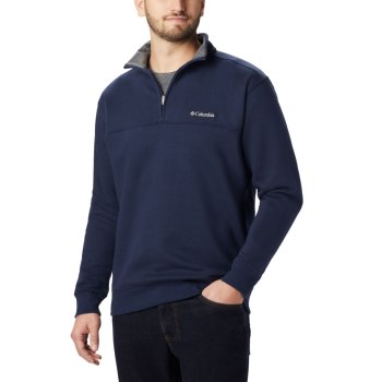 Columbia Pullover Heren, Hart Mountain II Half Zip Big DonkerGrijs, 47BWHKUOZ